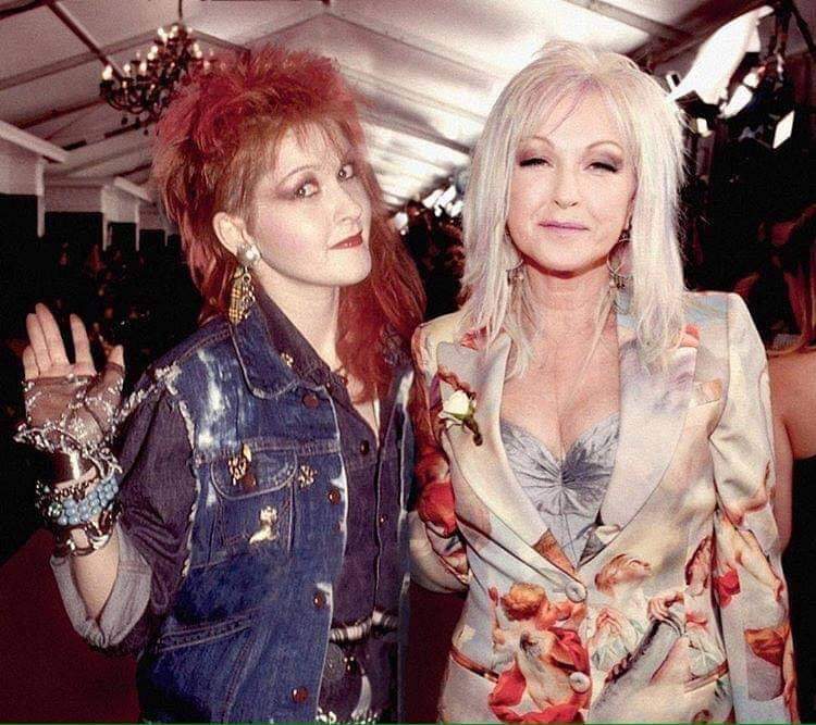 young celeb cyndi lauper then and now