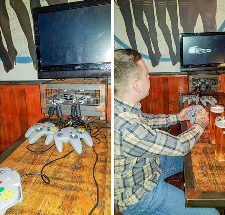 A bar with Nintendo at every table (The United Kingdom)