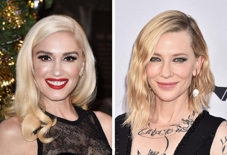 Gwen Stefani and Cate Blanchett — 49 years old