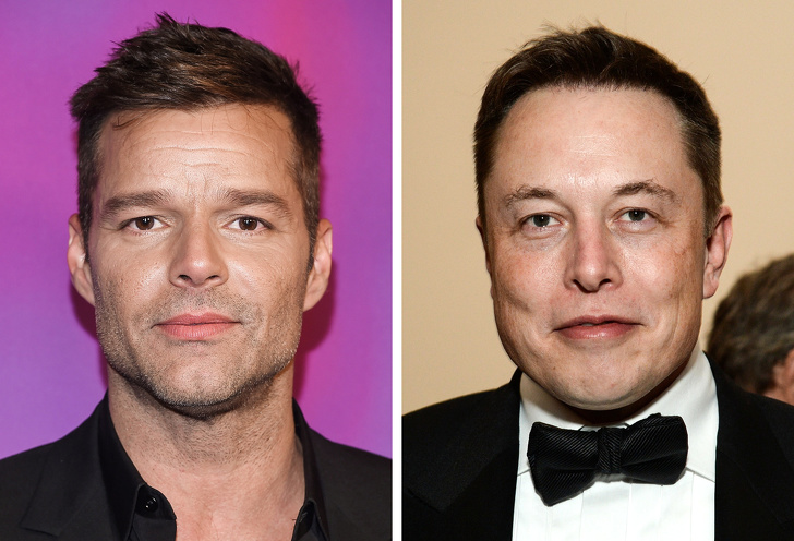 Ricky Martin and Elon Musk — 47 years old