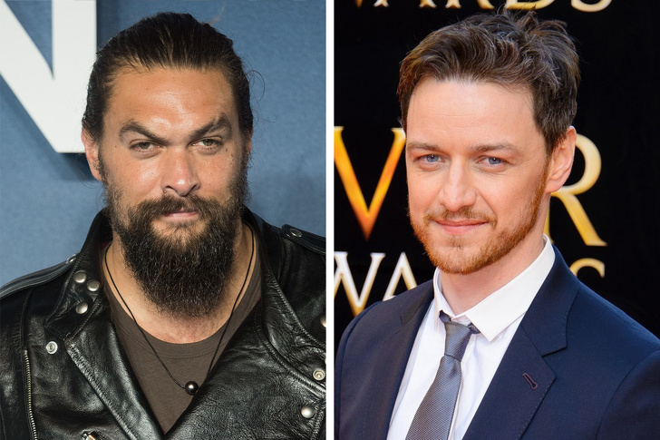 Jason Momoa and James McAvoy — 39 years old