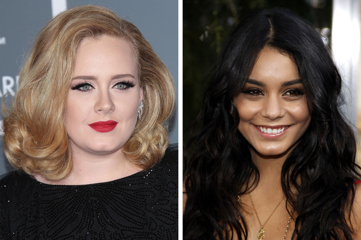 Adele and Vanessa Hudgens — 30 years old
