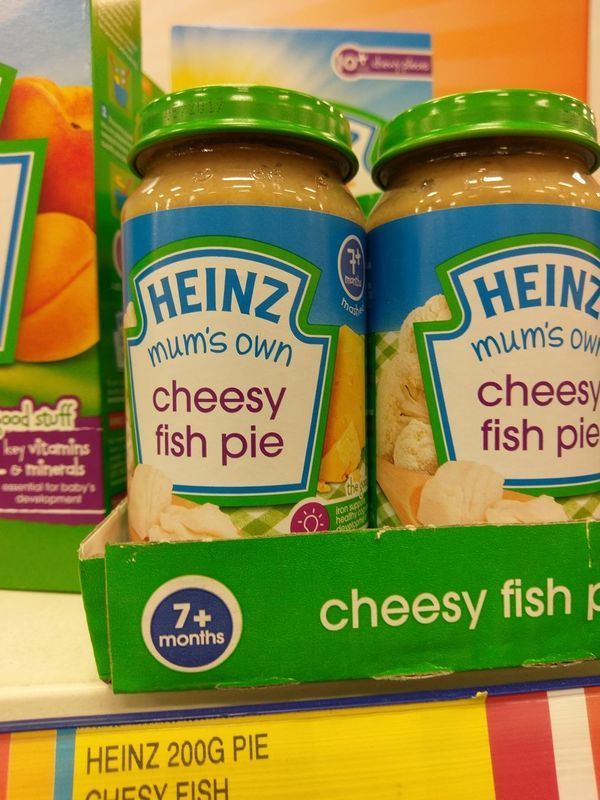 natural foods - Heinzi mum's own cheesy fish pie Jheins mumis own cheesy fish pie ood stutt key vitamins 7 months cheesy fish p Heinz 200G Pie Cussy Fish