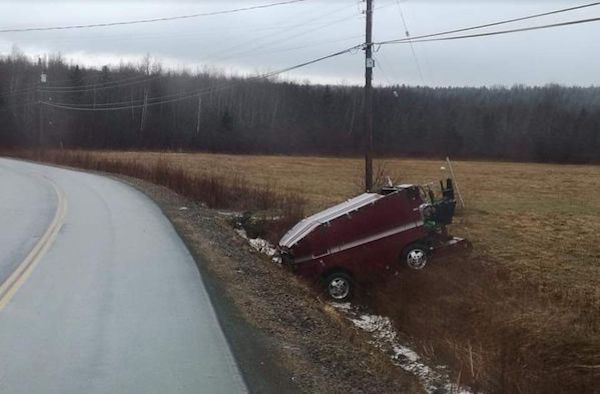 zamboni in ditch