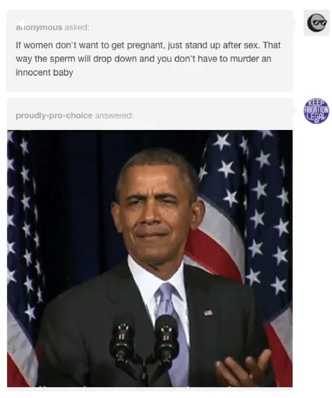 third culture kid meme - asjonymous asked If women don't want to get pregnant, just stand up after sex. That way the sperm will drop down and you don't have to murder an innocent baby proudly prochoice answered. \ \ \ hhkkk