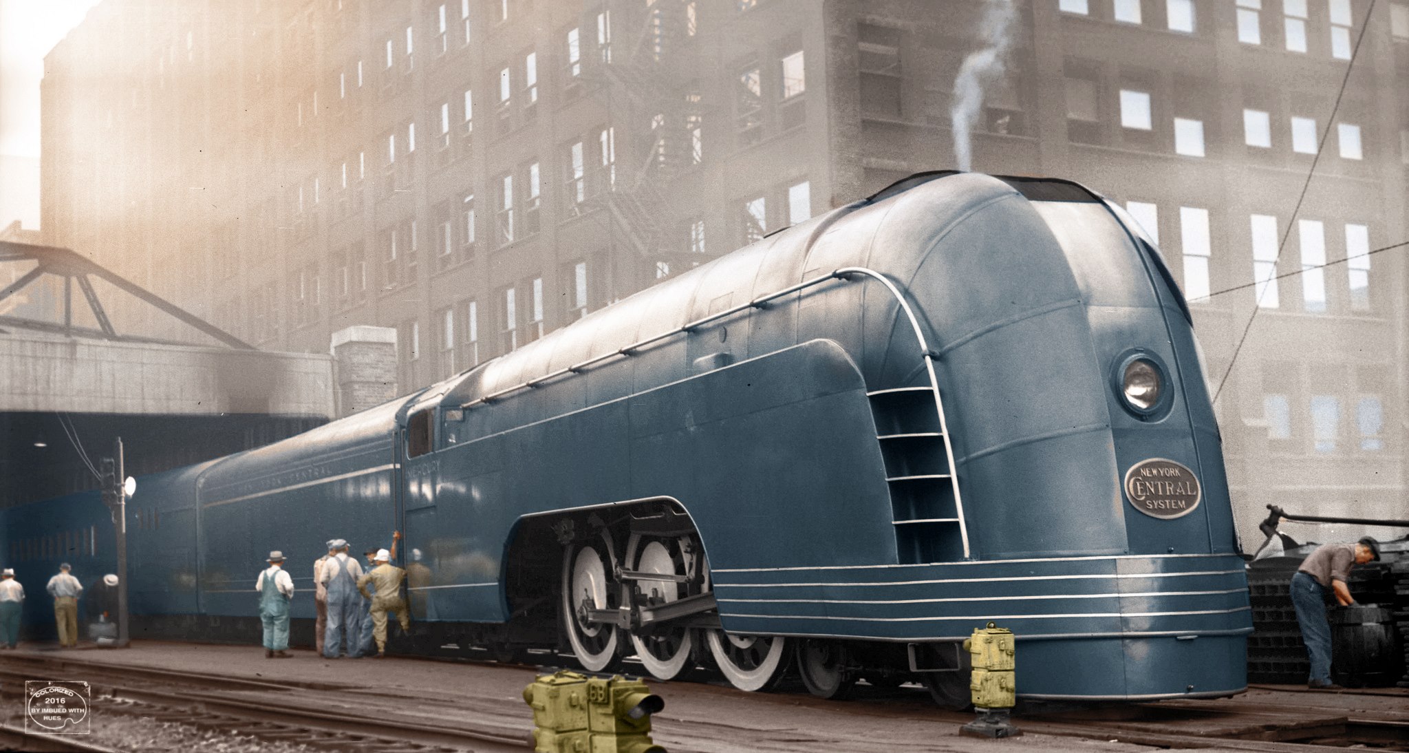 1936 - Mercury Steam Locomotive in New York Central Railroad