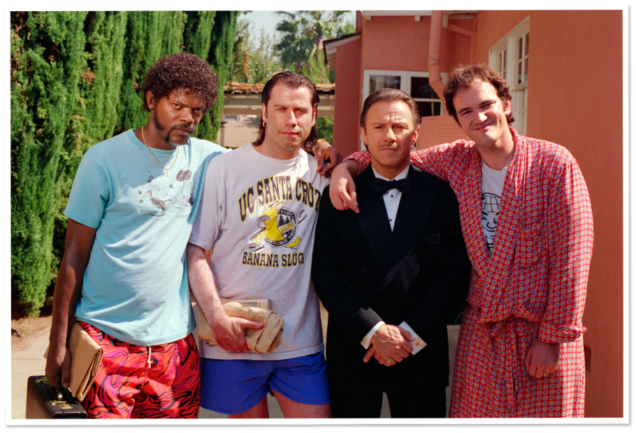 1994 - Samuel L. Jackson, John Travolta, Harvey Keitel and Quentin Tarantino  - Pulp Fiction