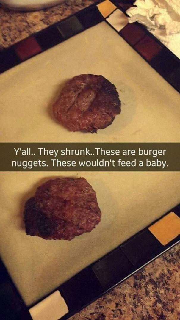 Woman fails at trying to grill burgers