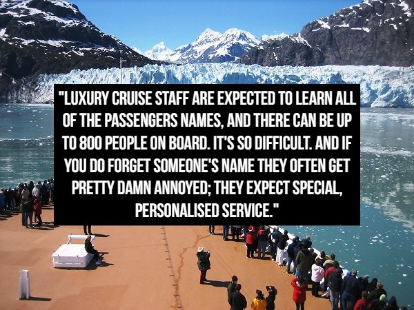 15 confessions of cruise ship workers