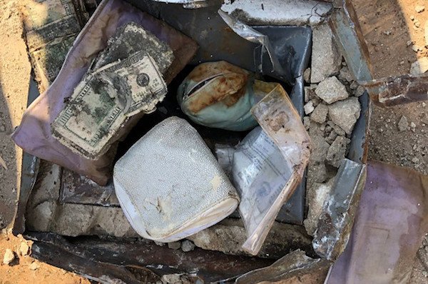 The Staten Island treasure.
A couple was digging holes in their backyard to put in some trees, when they came across a rusted, rotting metal box. Inside, was a safe with over $52,000 worth of valuables – cash, diamonds, gold and jade. It was one hell of a haul for Matthew and Maria Emanuel.

They didn’t get to keep it though. Inside one of the bags was an address, which the couple tracked to a neighbour, who had been robbed 7 years prior. So they returned the haul to grateful couple, but there’s no mention of whether or not there was a reward or finder’s fee.