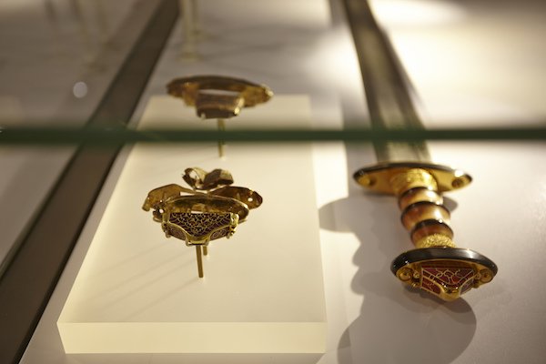 The Stafforshire Hoard.
In another case of a metal detector finding a priceless collection, these artifacts were found in a field in Stafforshire, England. Over 3,500 pieces of Anglo-Saxon treasure were found, valued at $4.1 Million.

This find was controversial, however, as there was a feud between the farmer who’s land it was found on, and the man who found it.