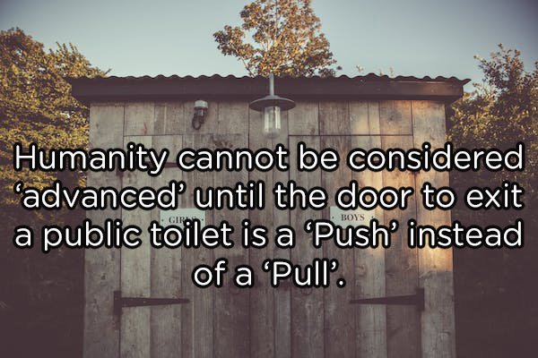 20 shower thoughts to make you think