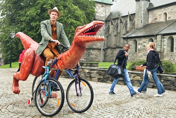 dinosaur bike - Wi