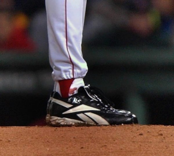 In Game 6 of the 2004 ALCS, Curt Schilling pitched the Red Sox to victory with sutures in his ankle. The camera caught Schilling’s sock soaked with blood while on the mound, but many believe the sock was painted red to add to the story of the Red Sox playoff run and subsequent World Series championship.