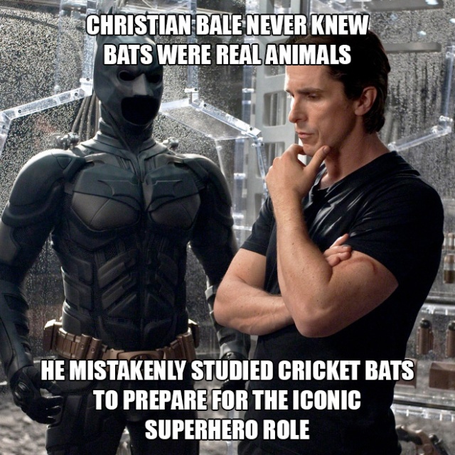 Christian Bale Never Knew Bats Were Real Animals He Mistakenly Studied Cricket Bats To Prepare For The Iconic Superhero Role