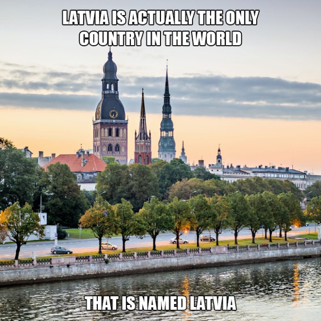 landmark - Latvia Is Actually The Only Country In The World That Is Named Latvia