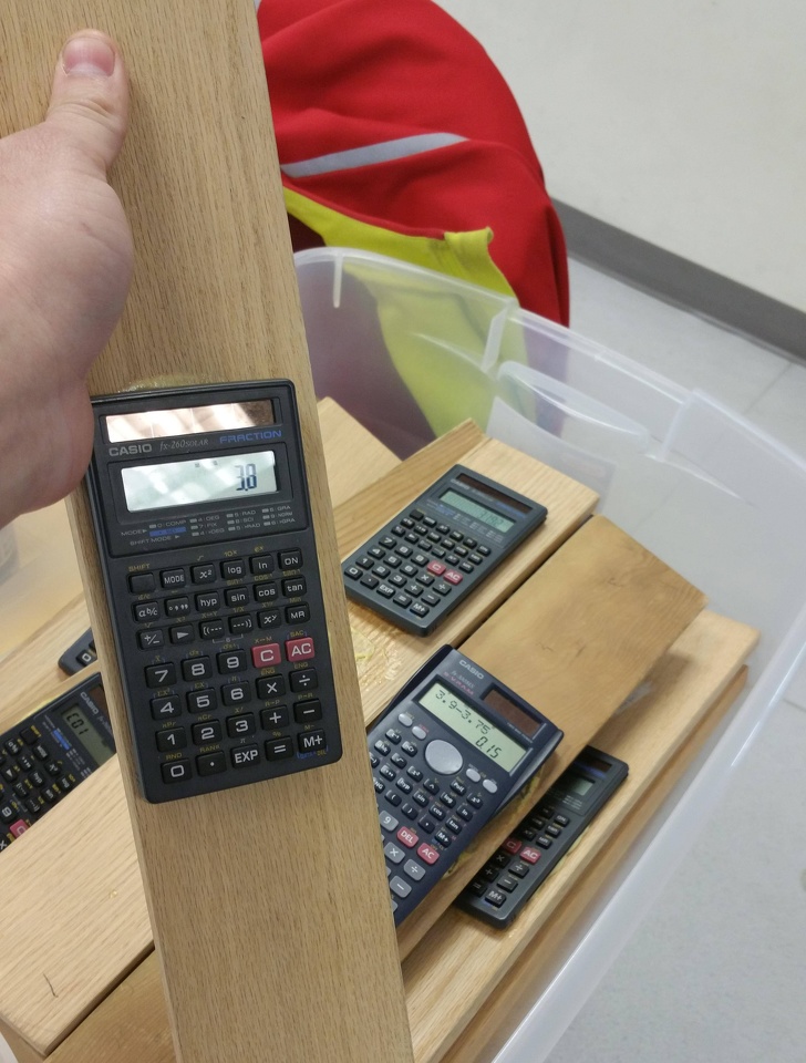 “This is how my university stops people from leaving with the calculators.”