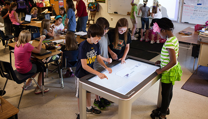 Tablet tables are about to become the new technology boom in schools.