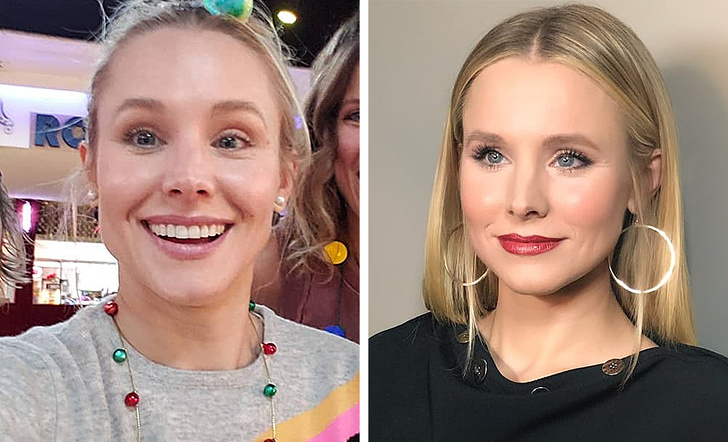kristen bell without makeup