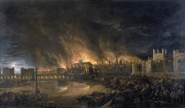 Despite the terrible nature of and damage caused by the 1666 Great Fire of London, only six people were killed. This is despite the fire destroying at least 13,500 houses.