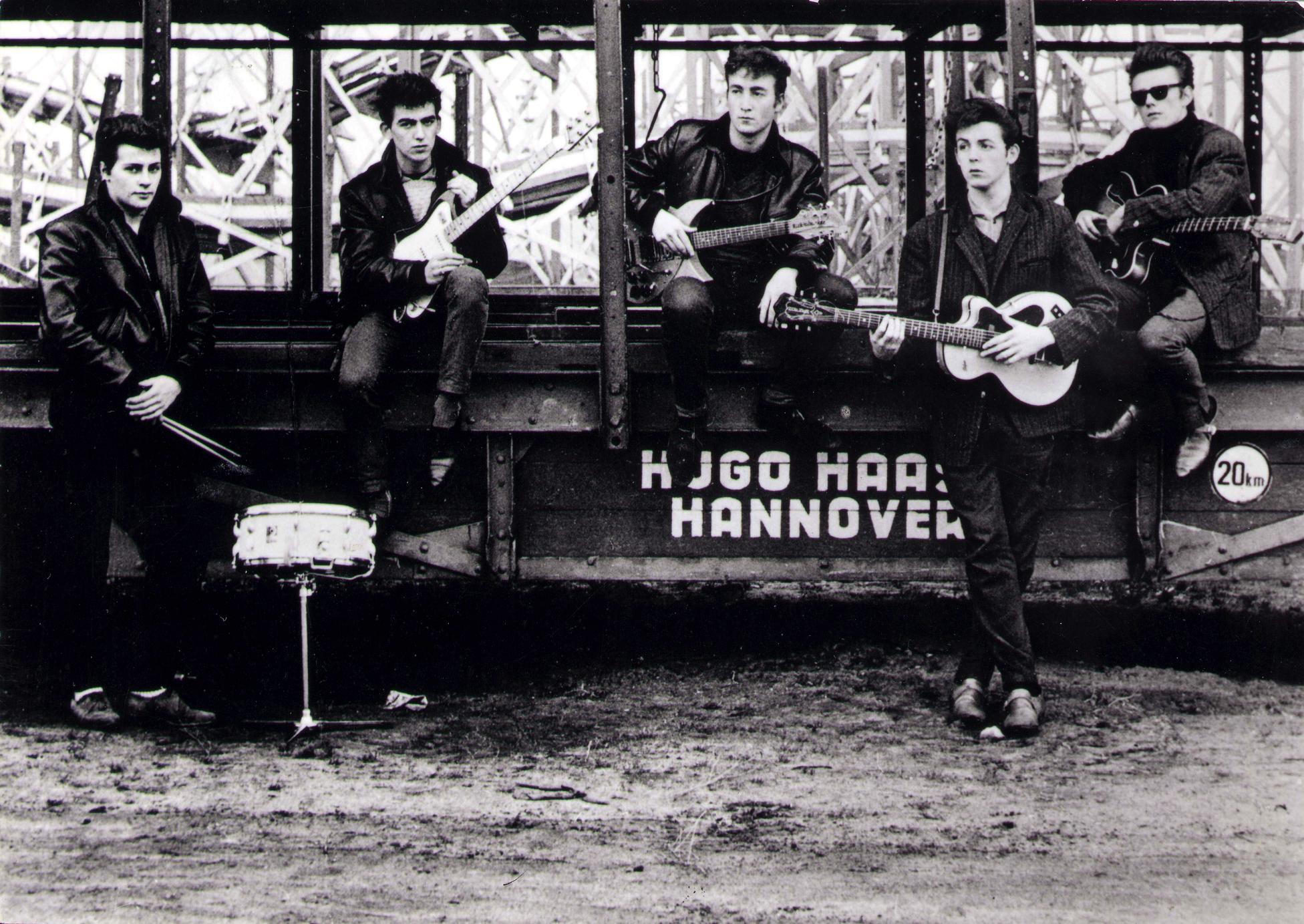 November 1960 Beatles Photo — The Beatles first photoshoot.