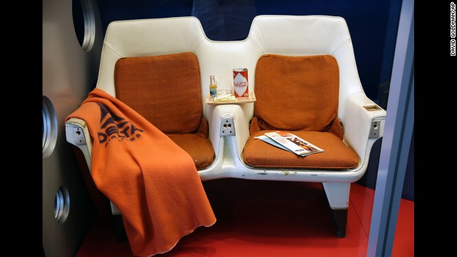 In 1960, first class seats on some airliners looked like these.