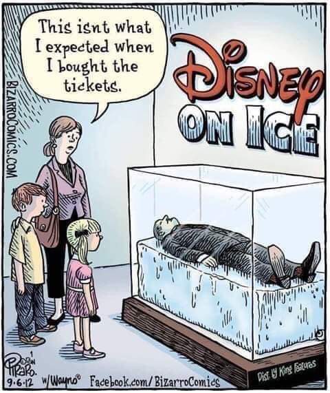 disney on ice pun - This isnt what I expected when Abought the A Isnedo tickets. Bizarrocomics.Com On Ige Auto 9.6.12 WWayno Facebook.comBizarroComics Distingues