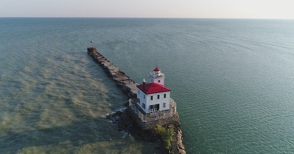 Water in Lake Erie completely replaces itself every 2.6 years.