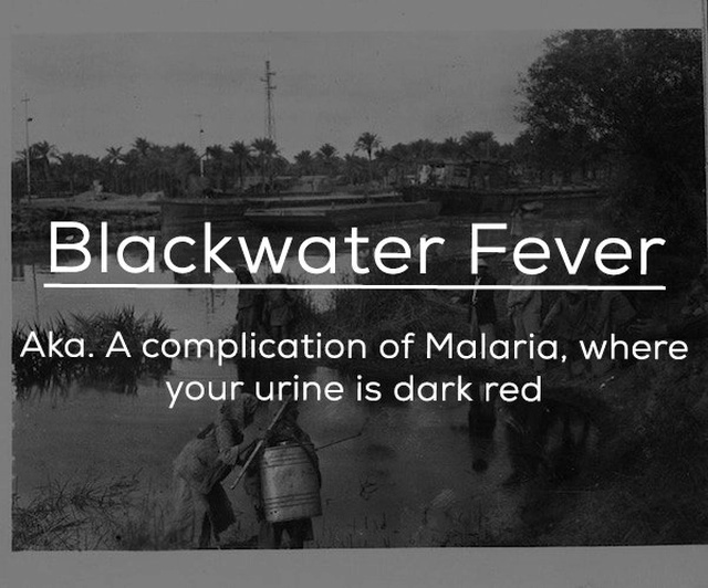 monochrome photography - Blackwater Fever Aka. A complication of Malaria, where your urine is dark red