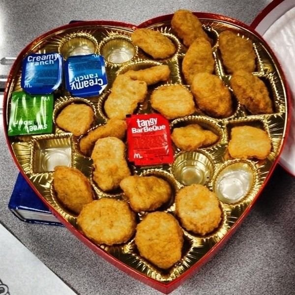 memes - chicken nuggets valentine's day - Cream ranch Creamy Vem Tangy Bar BeQue