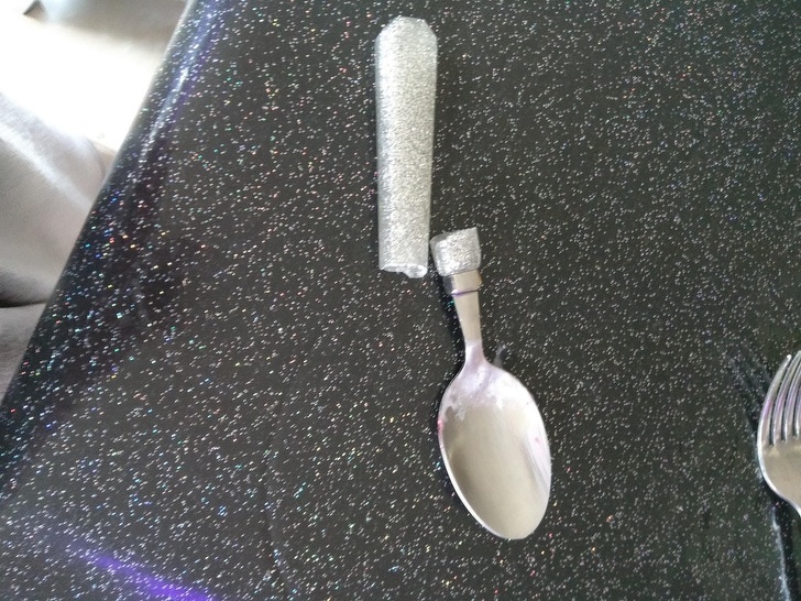 “The ice cream defeated my spoon...”