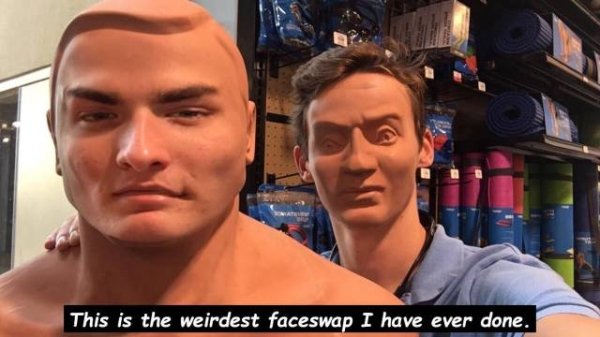 disturbing face swap meme - This is the weirdest faceswap I have ever done.