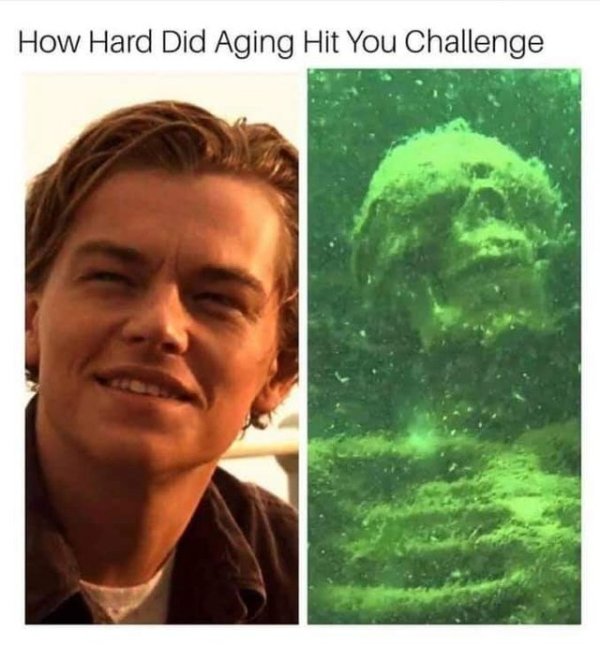 smile - How Hard Did Aging Hit You Challenge