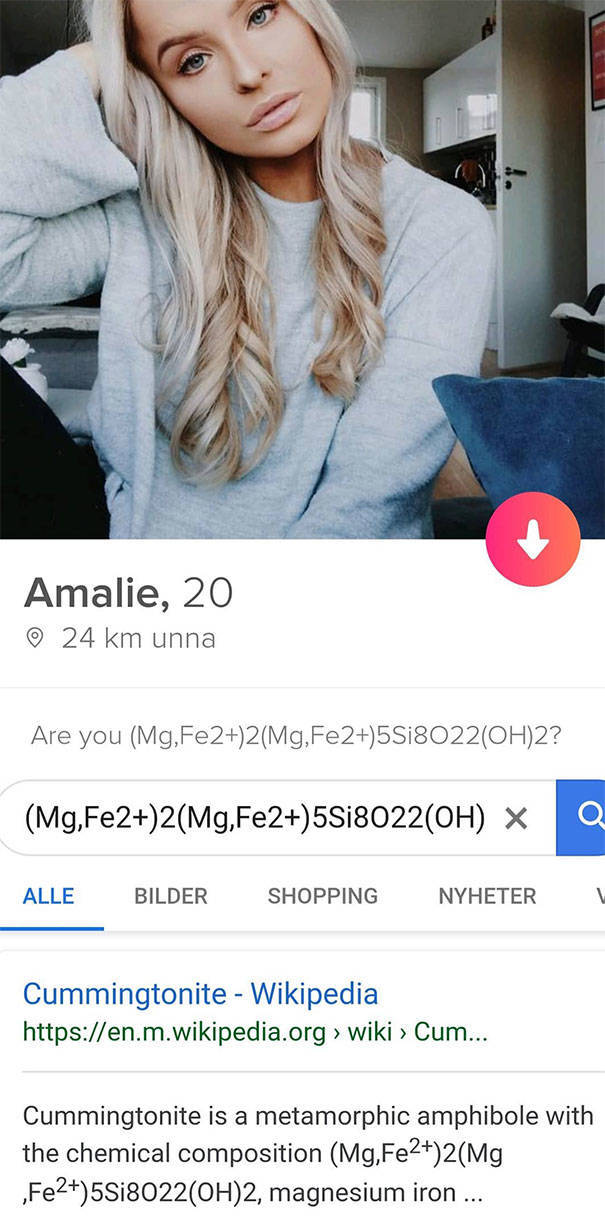 tinder - girl - Amalie, 20 0 24 km unna Are you Mg, Fe22Mg,Fe25S18022Oh2? Mg,Fe22Mg,Fe25S18022Oh X Alle Bilder Shopping Nyheter Cummingtonite Wikipedia > wiki > Cum... Cummingtonite is a metamorphic amphibole with the chemical composition Mg,Fe22Mg ,Fe25S