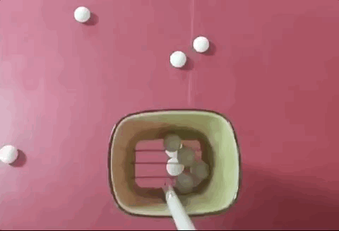 Ping pong ball scooper