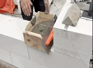 Cement laying tool