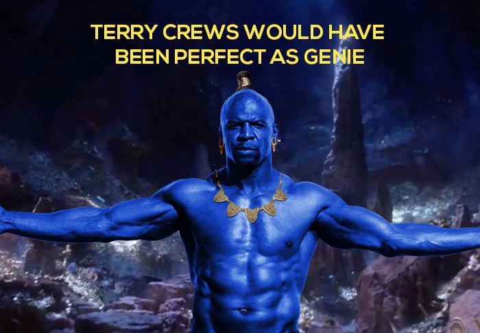memes - terry crews genie - Terry Crews Would Have Been Perfect As Genie