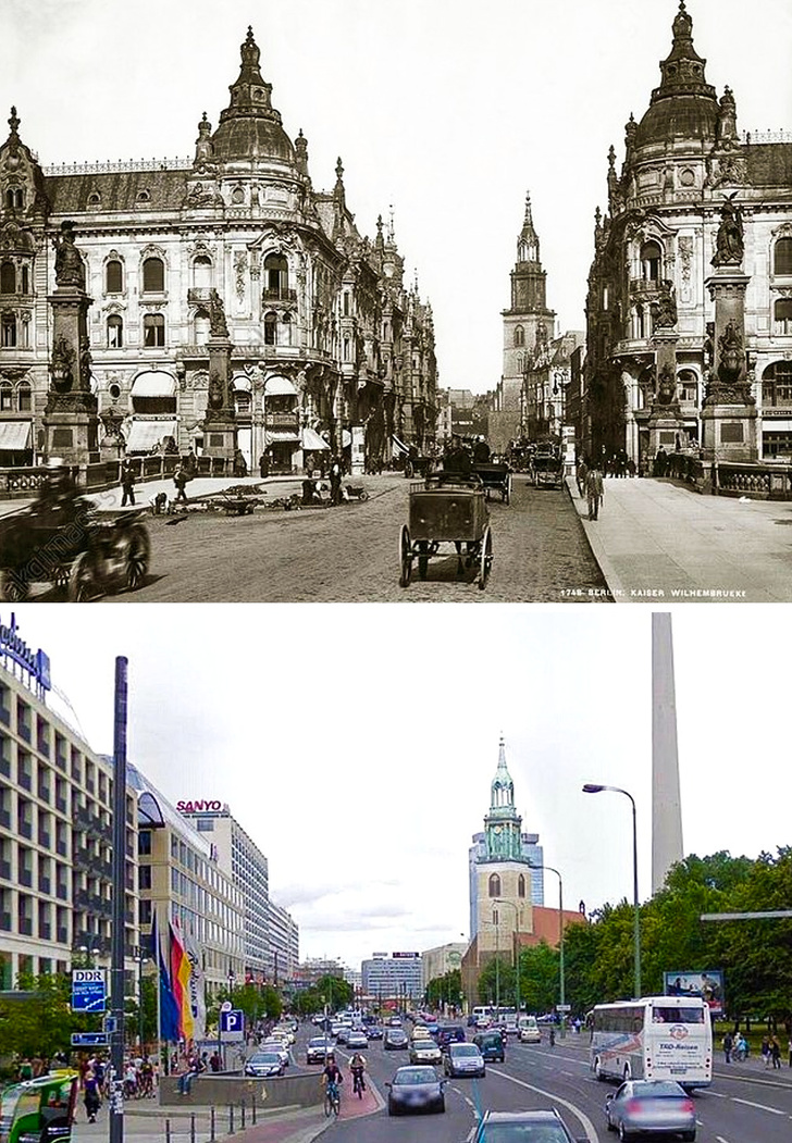 Berlin 1890 and today