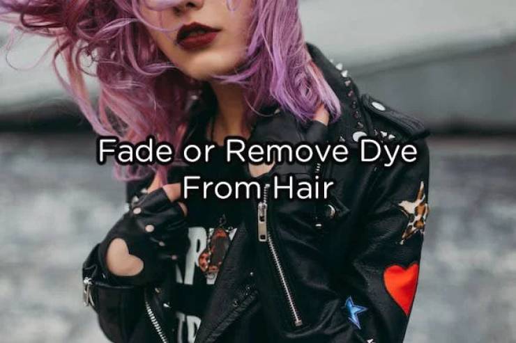 I prefer to stay au-naturale, but if you have a child going through an awkward emo stage, or you just like playing with different hair colors yourself, wash your hair with DIET Coke. It must be diet though. It will wash away any temporary dyes and heavily fade permanent ones.