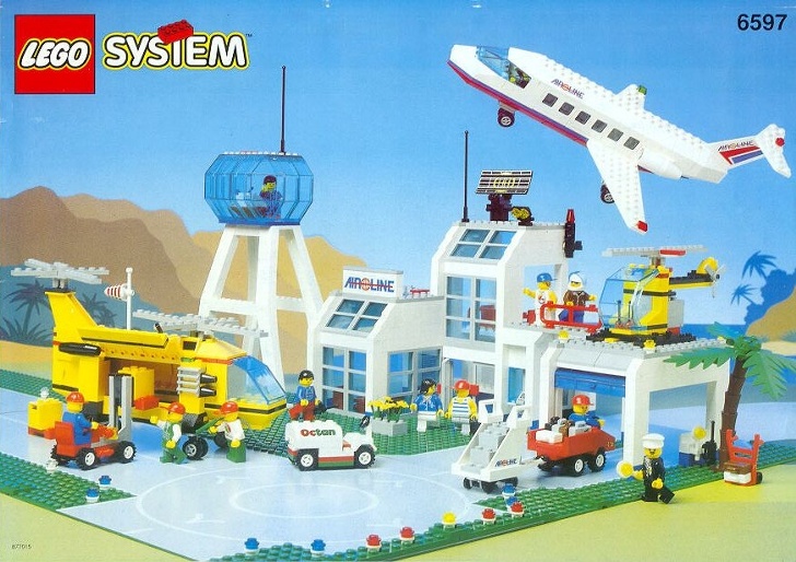 lego 6597 - 6597 Lego System Airline Octan are