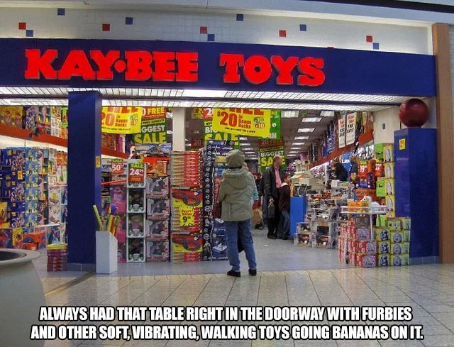 kaybee toys - Kaybee Toys Free Tr$2.2017 Ggest Cale Y600 Always Had That Table Right In The Doorway With Furbies And Other Soft, Vibrating, Walking Toys Going Bananas On It.