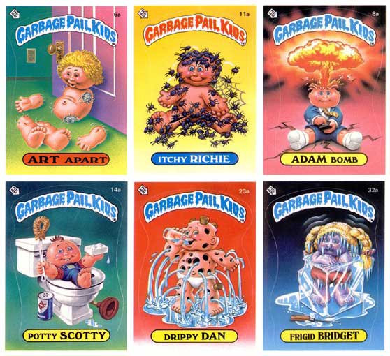 1980s garbage pail kids - Age Pailk Patil Kids Carbage Pailu Carbage Pad Garraga Art Apart Itchy Richie Adam Bomb 146 230 Ge Pailkit A Palkids Carbage Pat Garbagep Carbage Patti Potty Scotty Drippy Dan Frigid Bridget