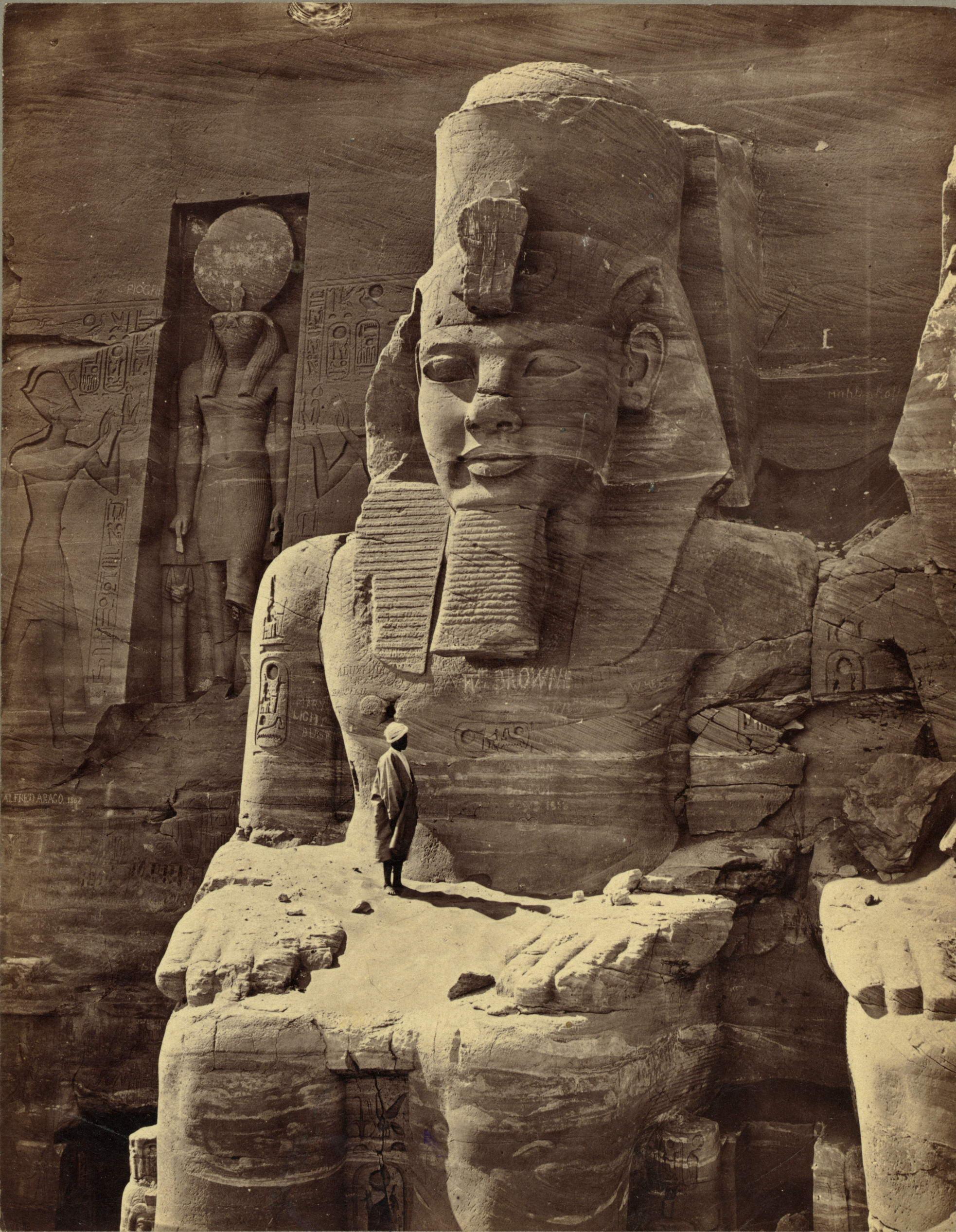 colossal figure of ramses
