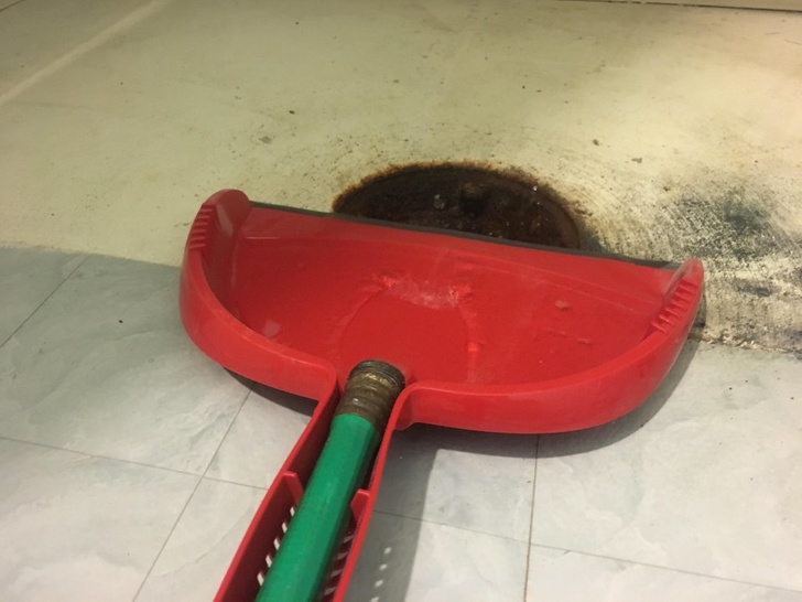 “Drained my water heater and the hose I used was just a little short of the drain.”