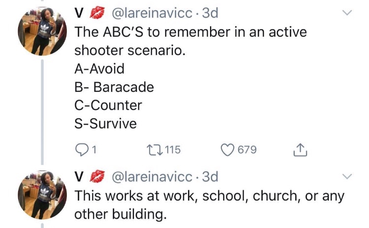 What to do in the case of an active shooter