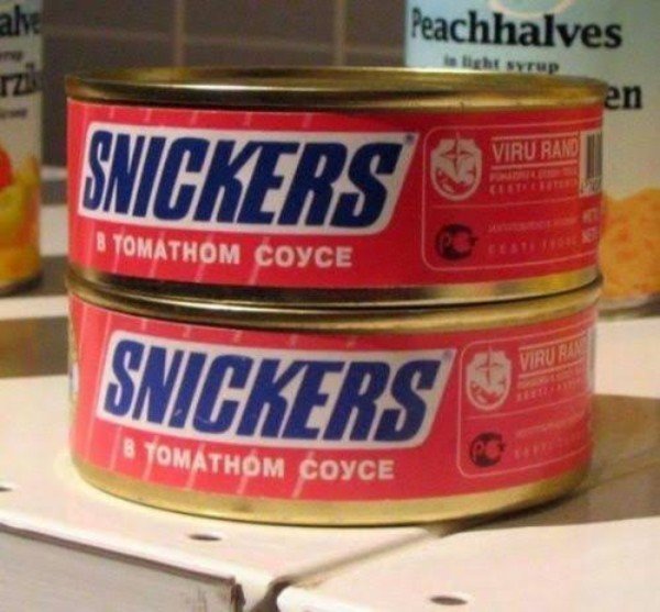 wtf canned snickers - Peachhalves Se en Snickers Warur Tomathom Coyce Snickers 0 B Tomathm Coyce