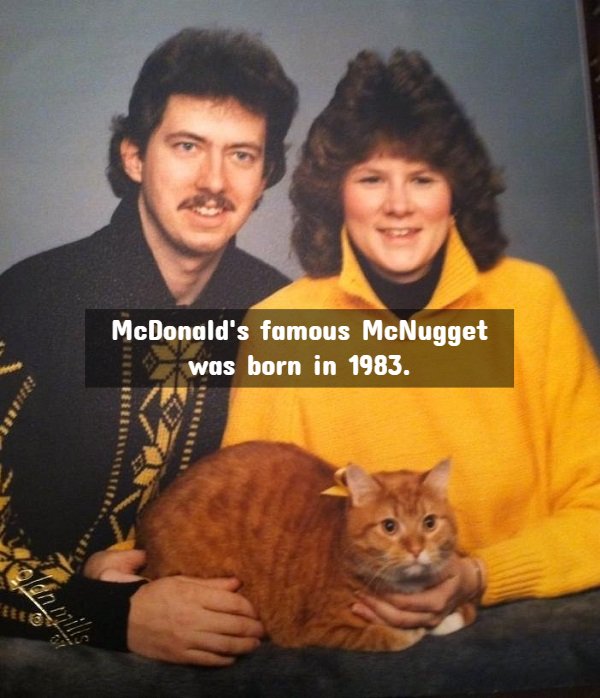 parents in the 80s - McDonald's famous McNugget was born in 1983.