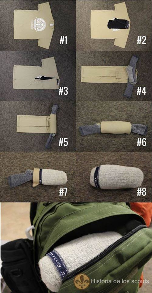 best way to pack clothes