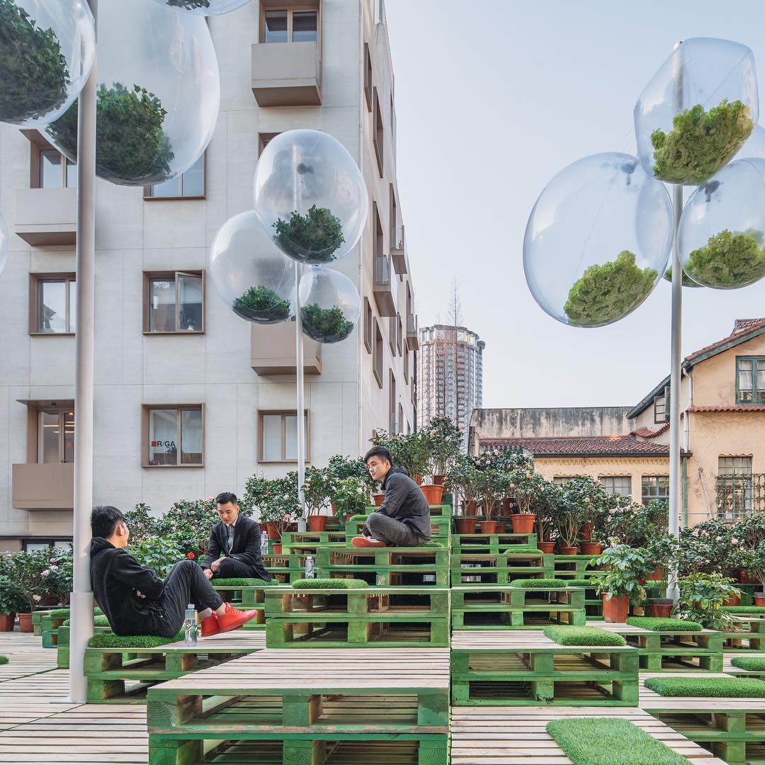 The Urban Bloom park in Shanghai