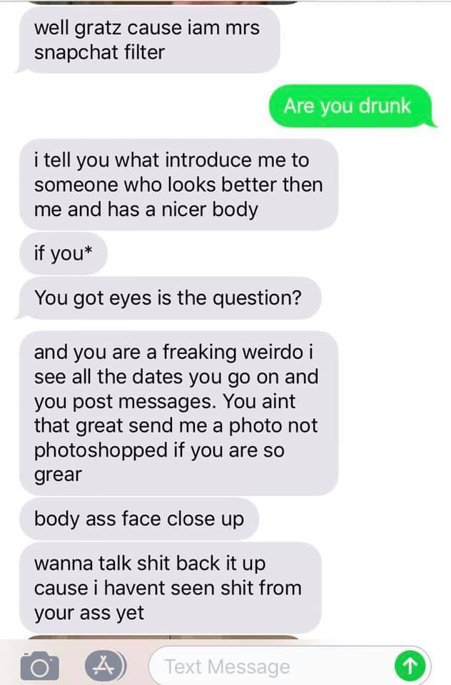 Insecure Douchebag Hit With Rejection, Goes On An Insane Hate-Filled Rant